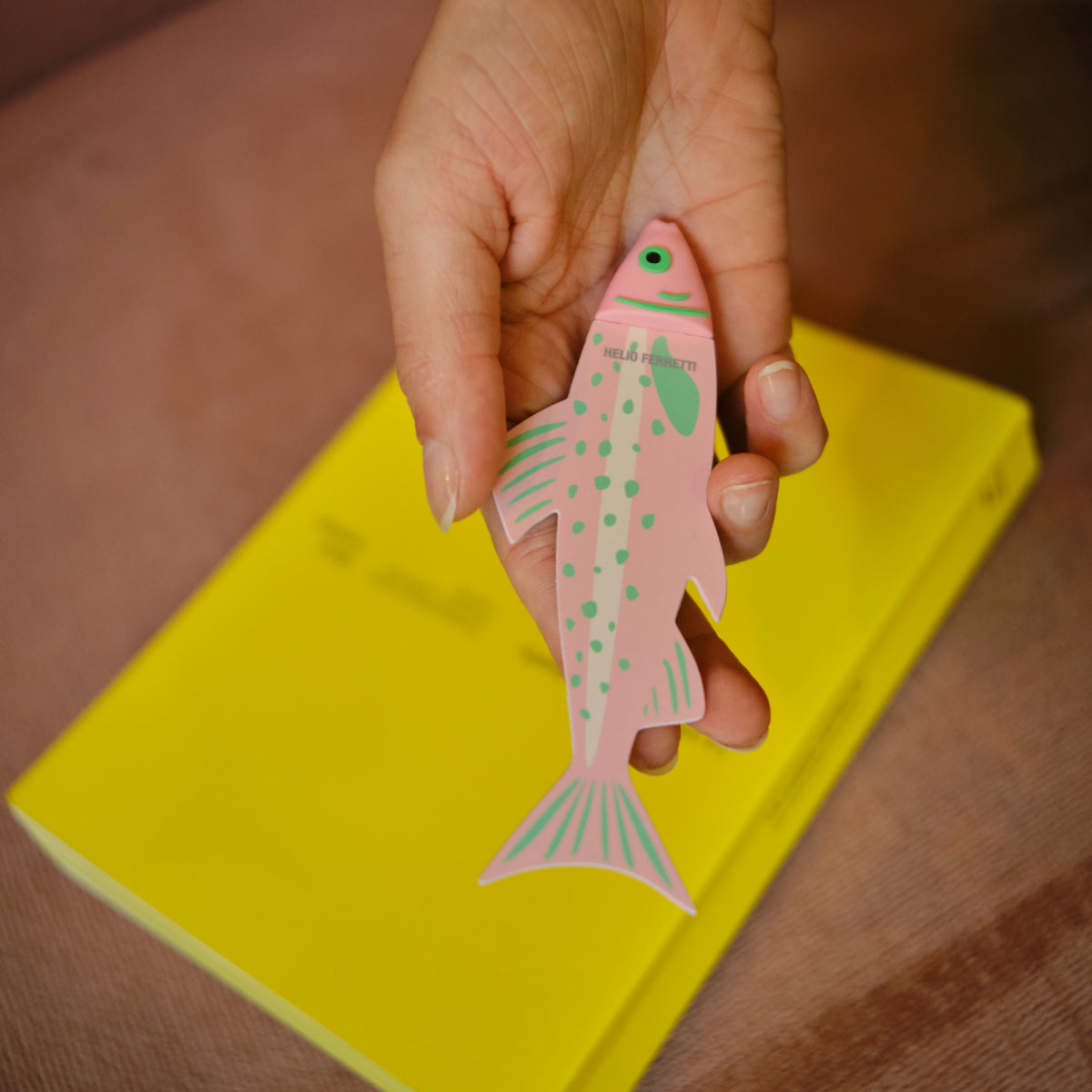 Pink Fish Bookmark