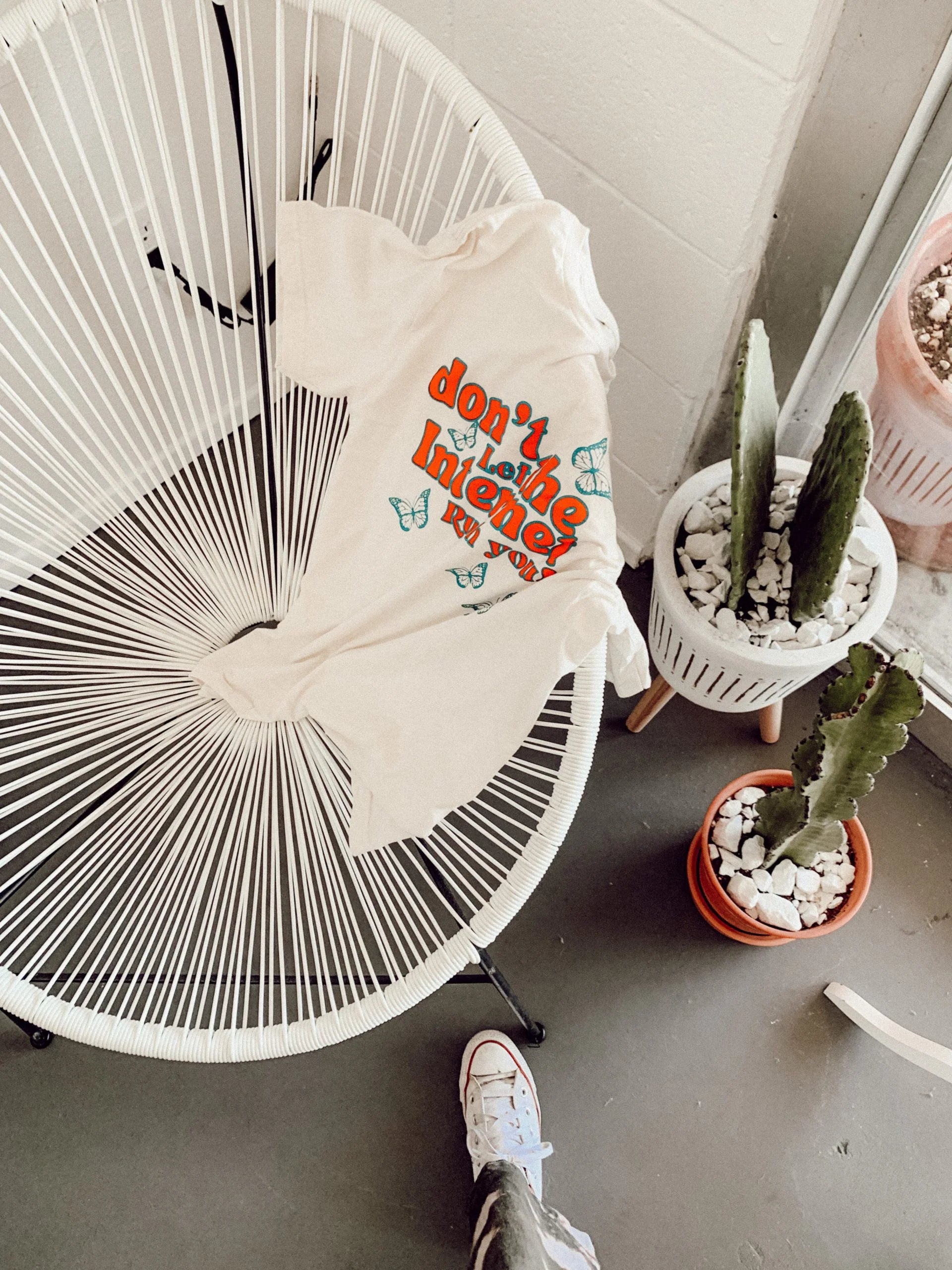 Don’t let the internet rush you! – t-shirt