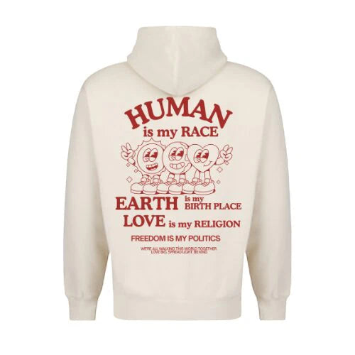 Human Is My Race. Earth is My Birth Place.  – Off White Hoodie