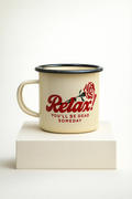 ‘Relax!' Enamel Mug