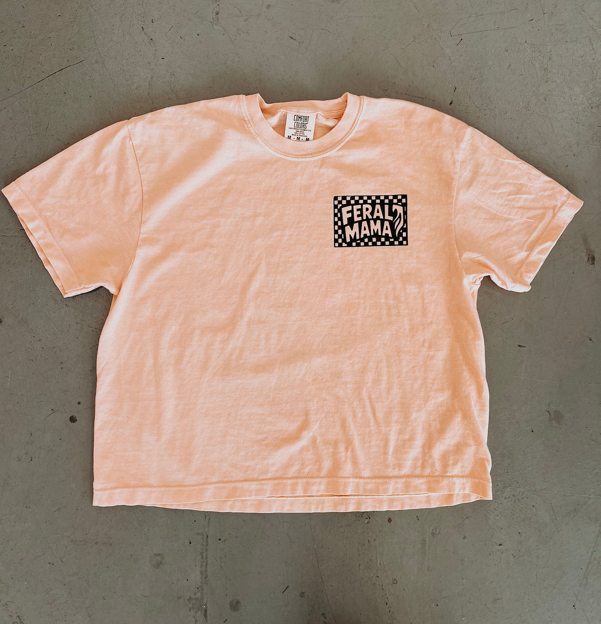 Feral Mama - Hand printed T-shirt