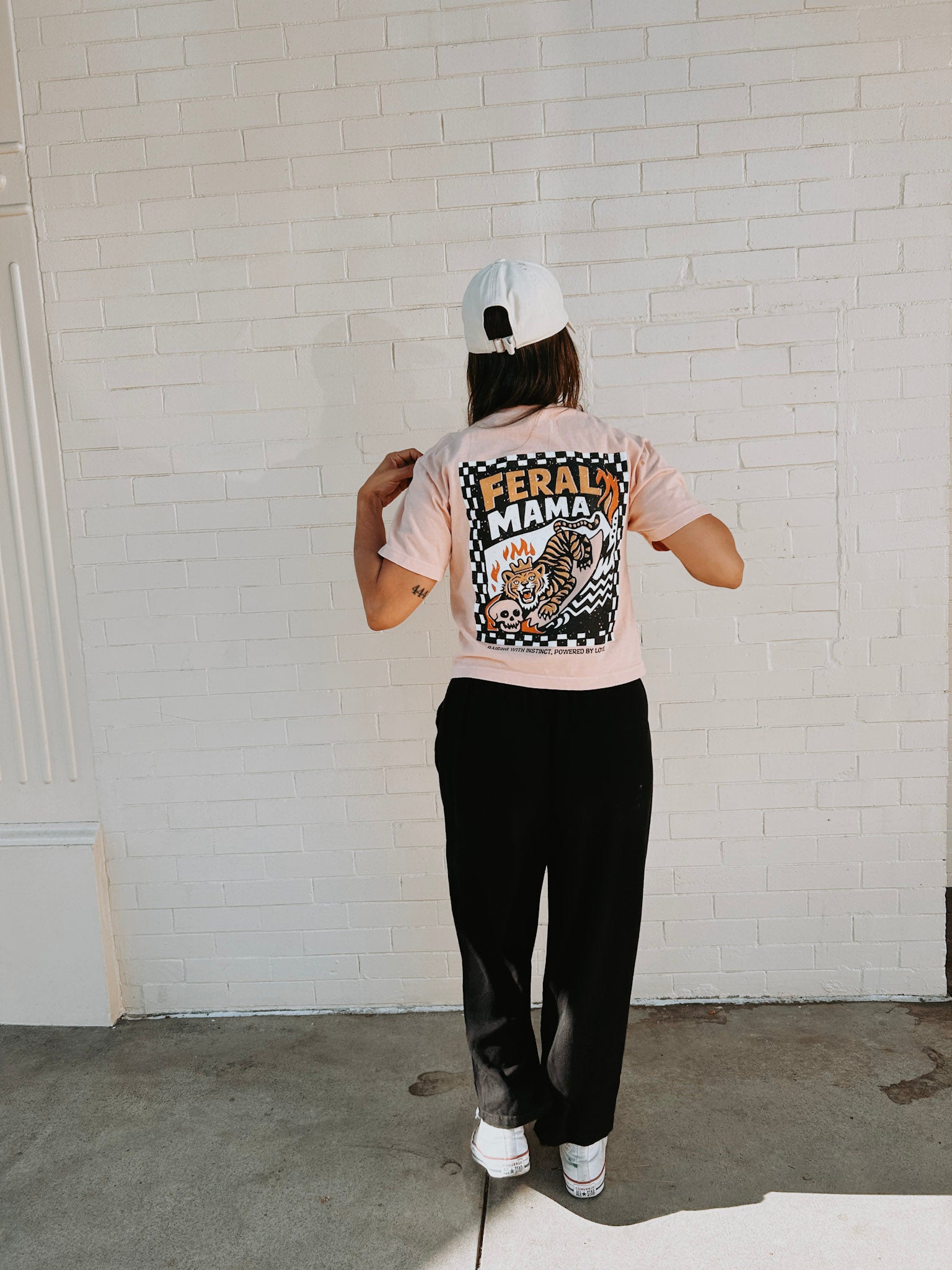 Feral Mama - Hand printed T-shirt