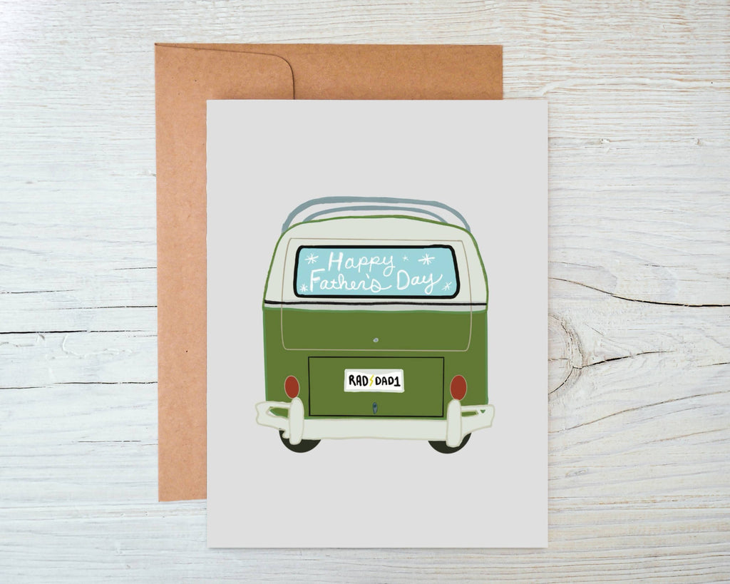 Adventure Dad Camper Father’s Day Card 