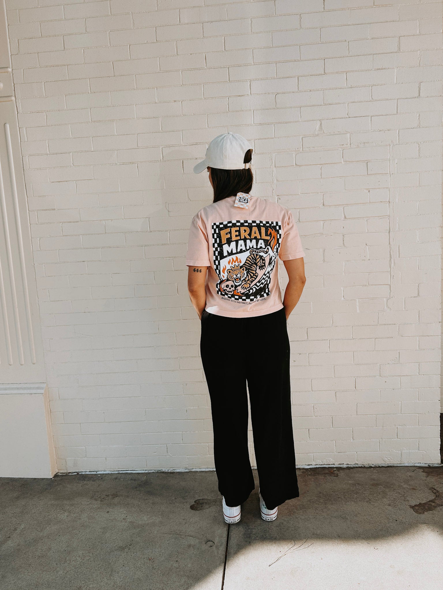 Feral Mama - Hand printed T-shirt