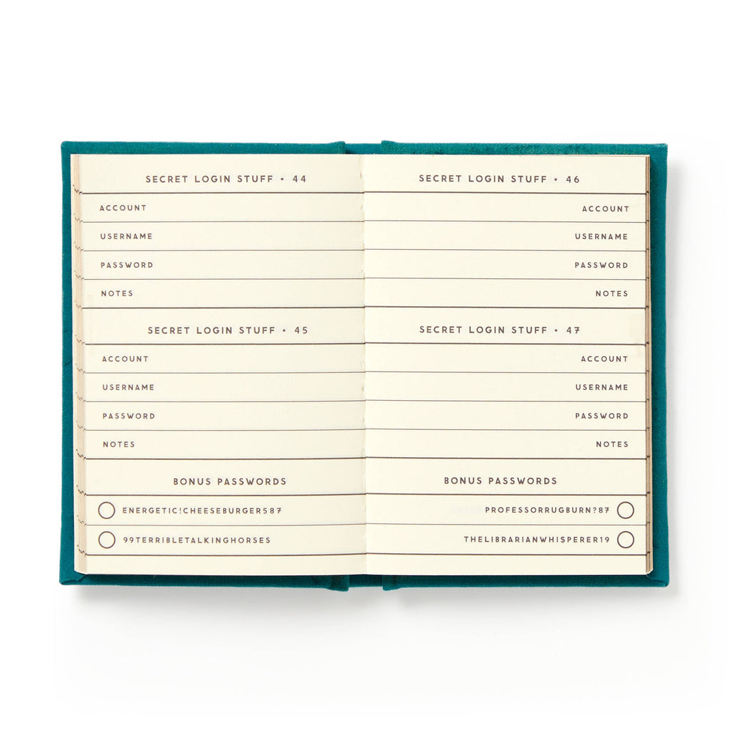 Brass Monkey Definitely Not My Passwords - Password Diary