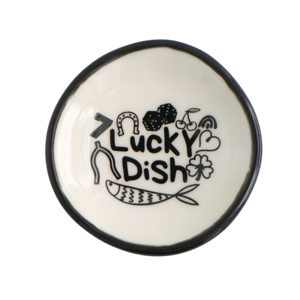 Ring Dish Lucky w/ Symbols