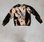 LOVE  – Tied Dye Black Halloween Crewneck sweatshirt