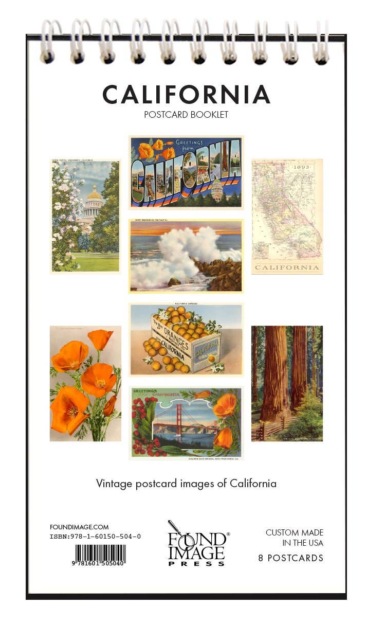 CALIFORNIA Postcard Booklet