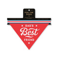Brass Monkey Dad's Best Friend Dog Bandana
