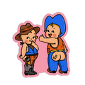 Retro Babies Vinyl Waterproof Stickers