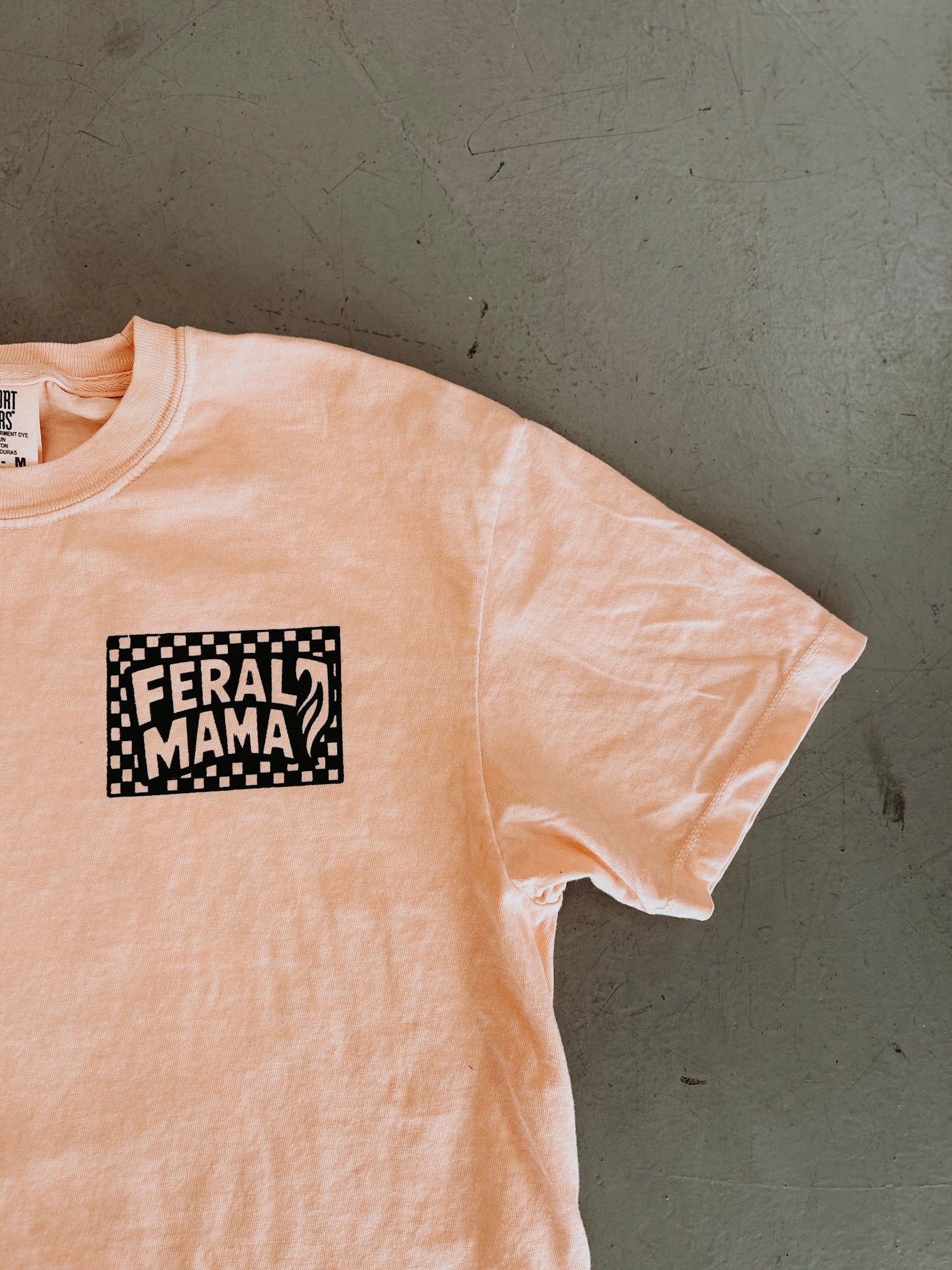 Feral Mama - Hand printed T-shirt