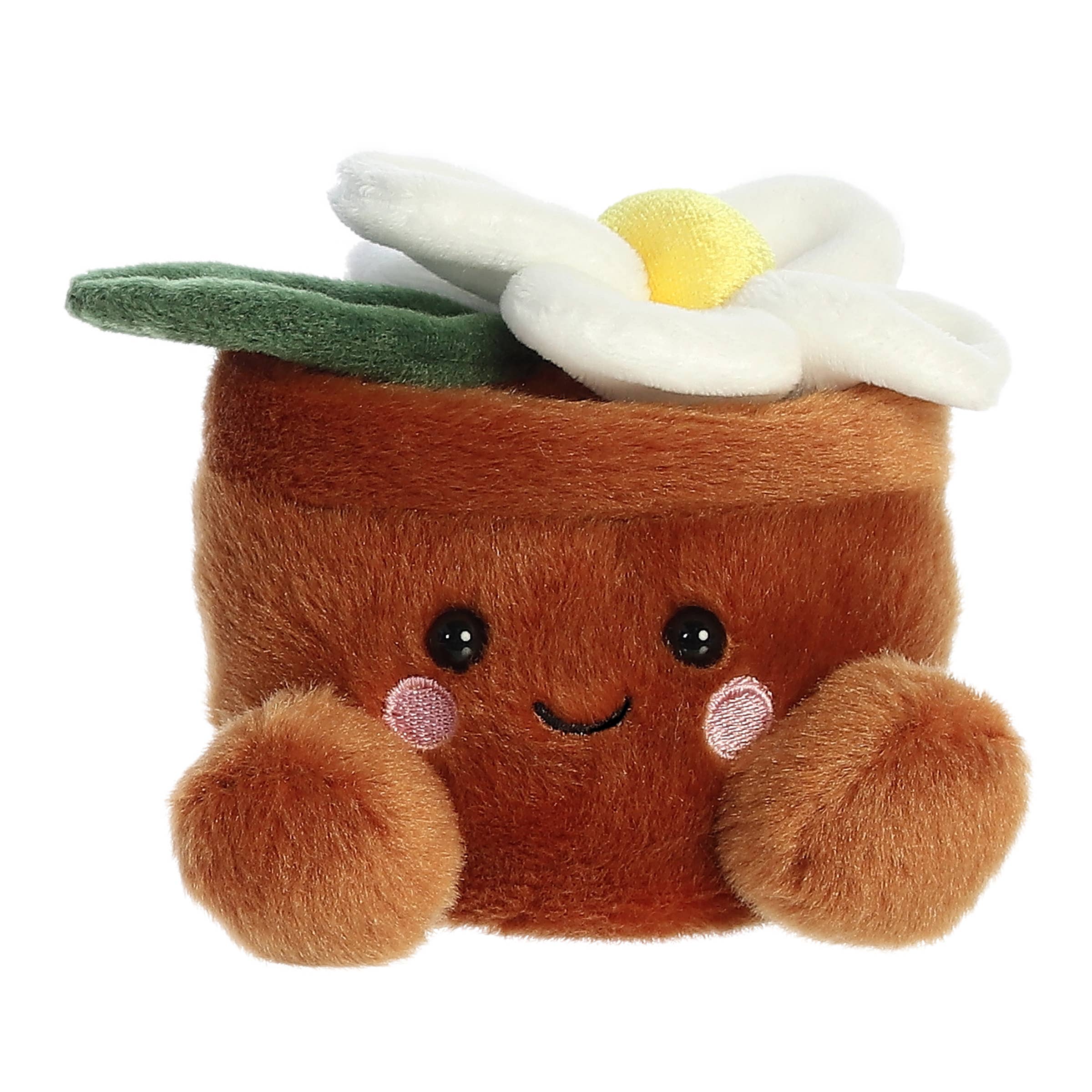 5" Plush Pal Potted Daisy Flower Palm Pals Stuffed Animal