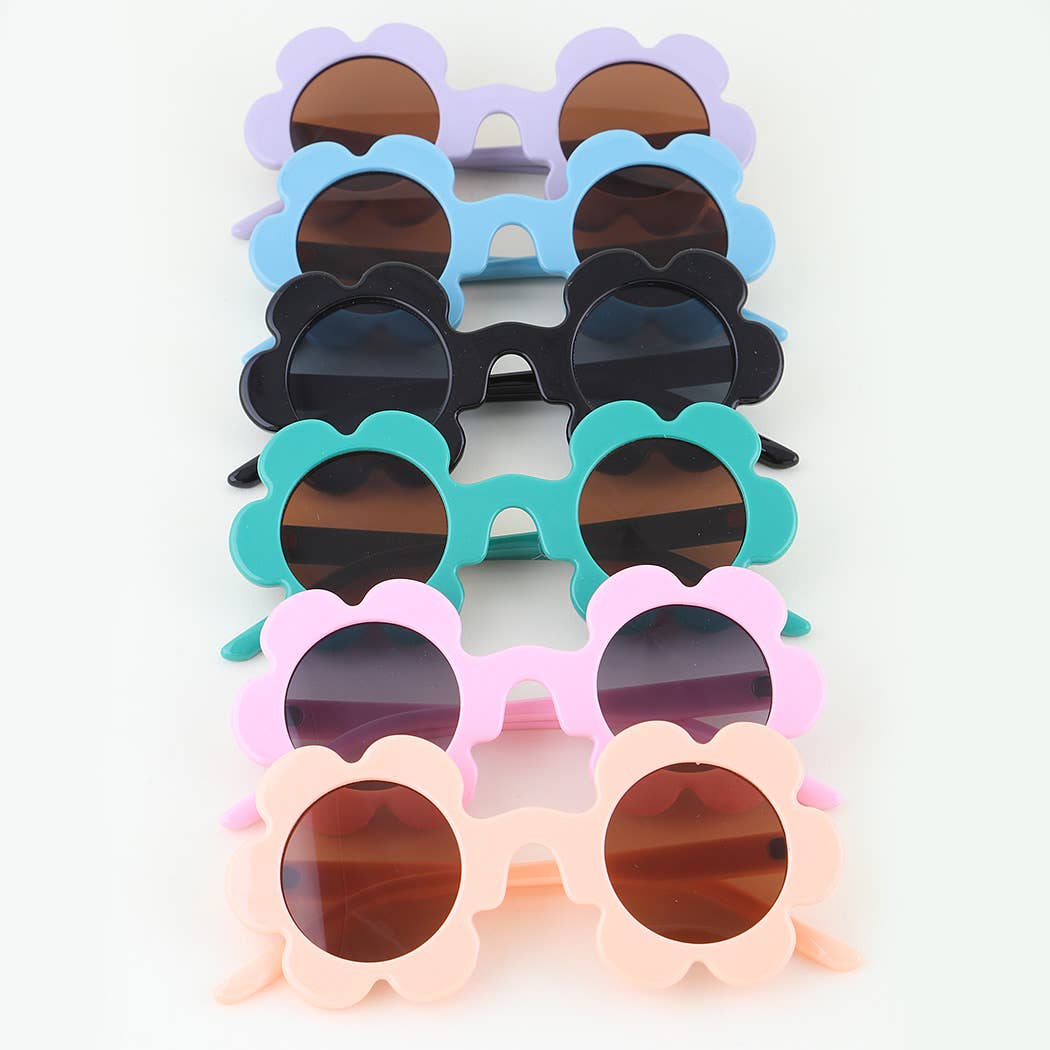 KIDS Bright N Cute Flower Sunglasses