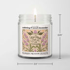 "Grow Through" Calming French Lavender | Soy Candle