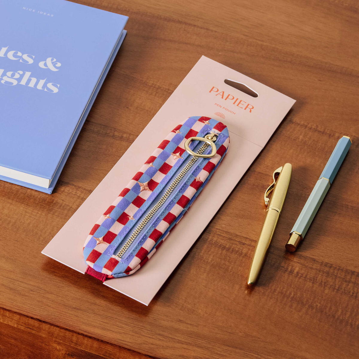Red Elastic Pen Pouch