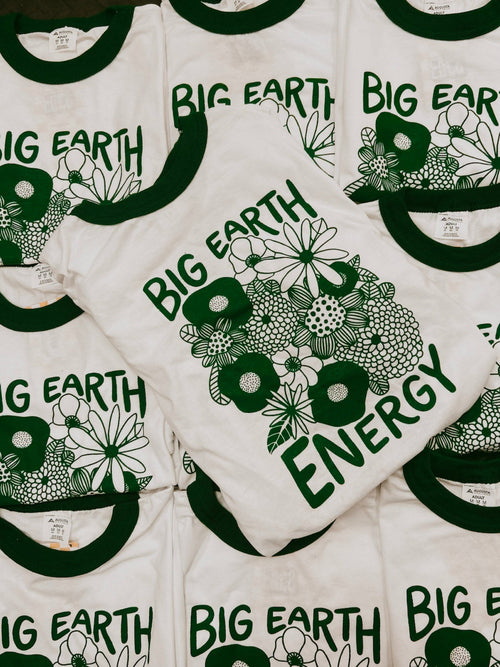 Big Earth Energy Ringer Tee