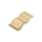 Wave Brass Metal Bookmark