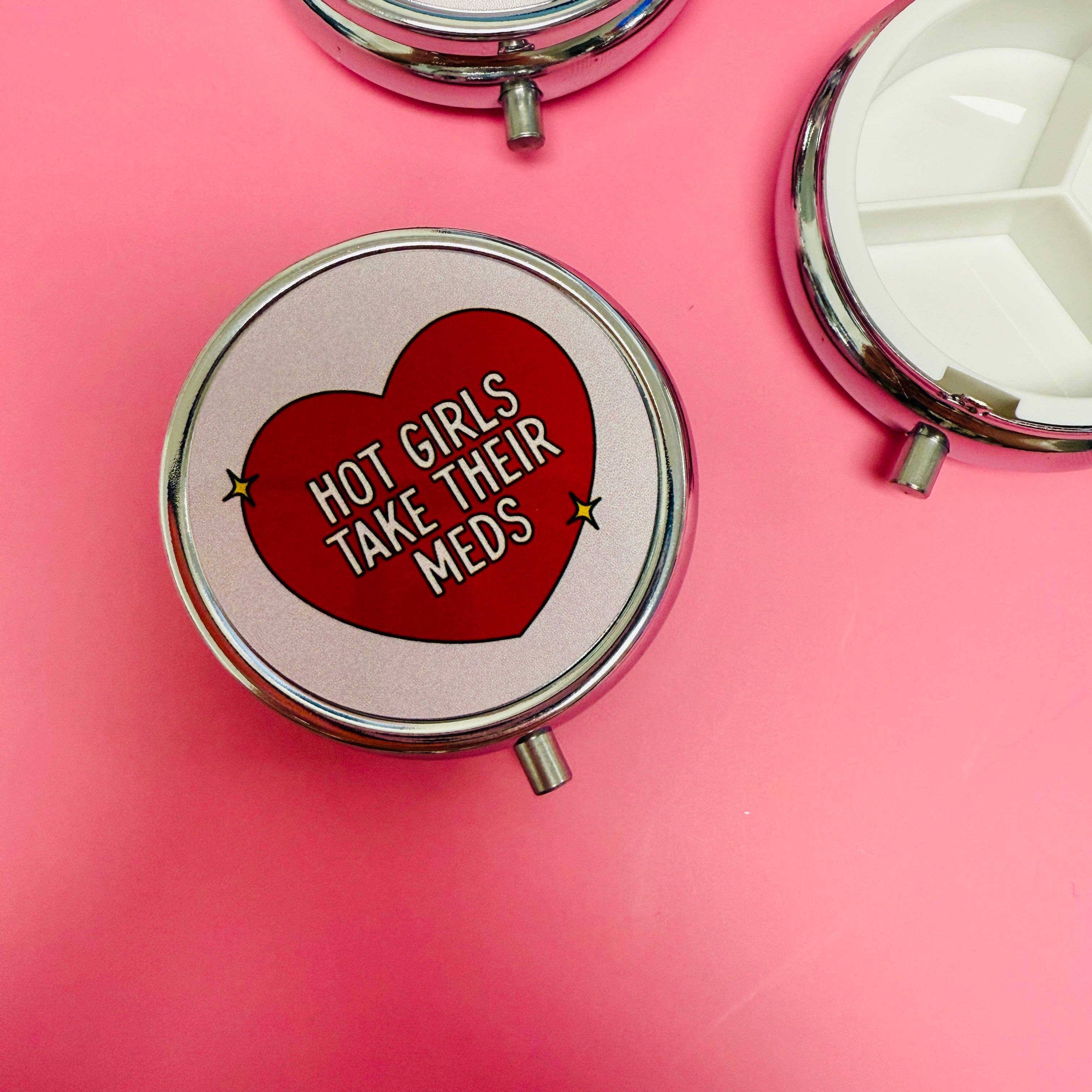 Purse Pill Box, Hot Girls Take Their Meds