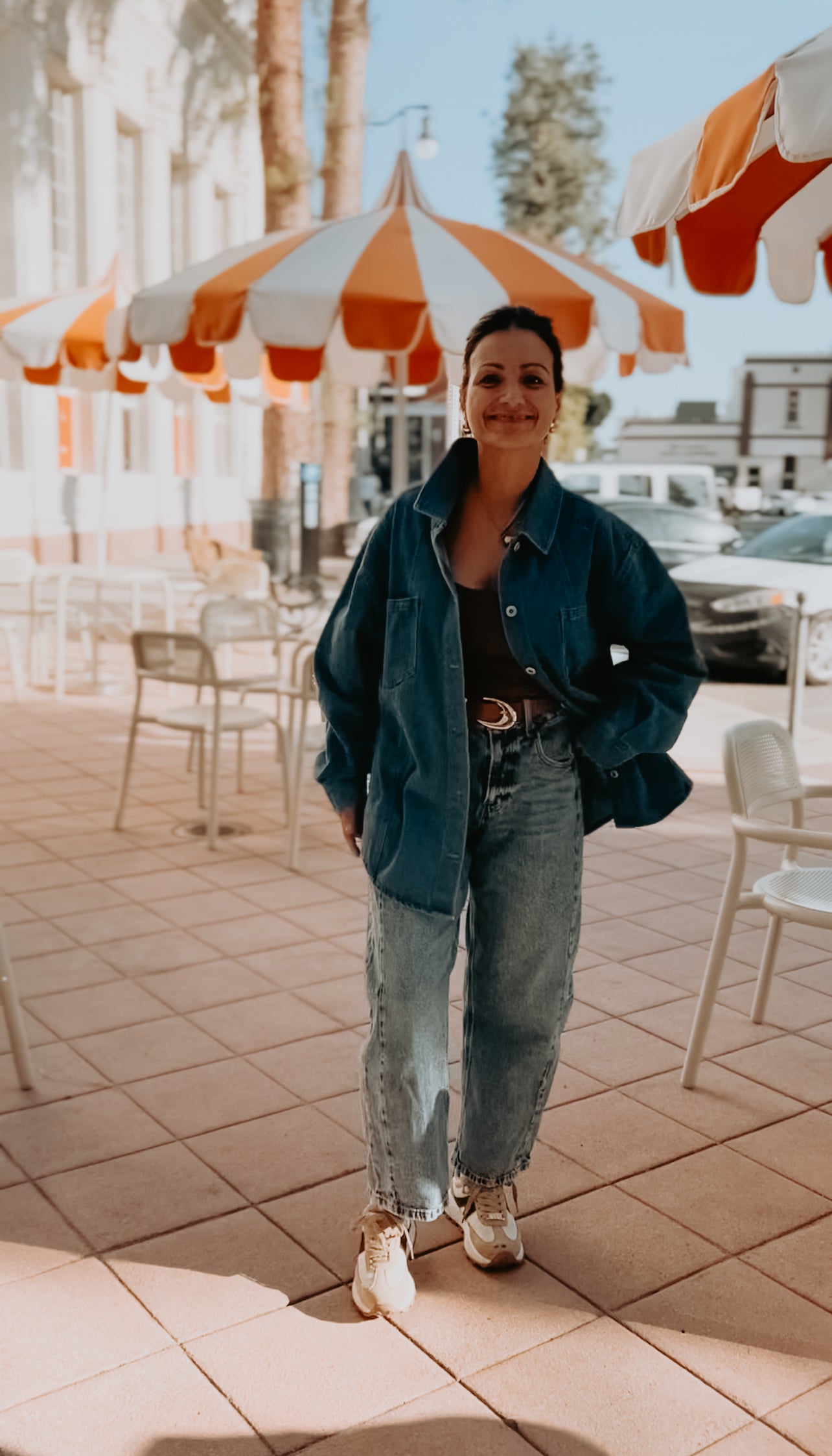 Feral Mama - Hand Printed Denim SHACKET!