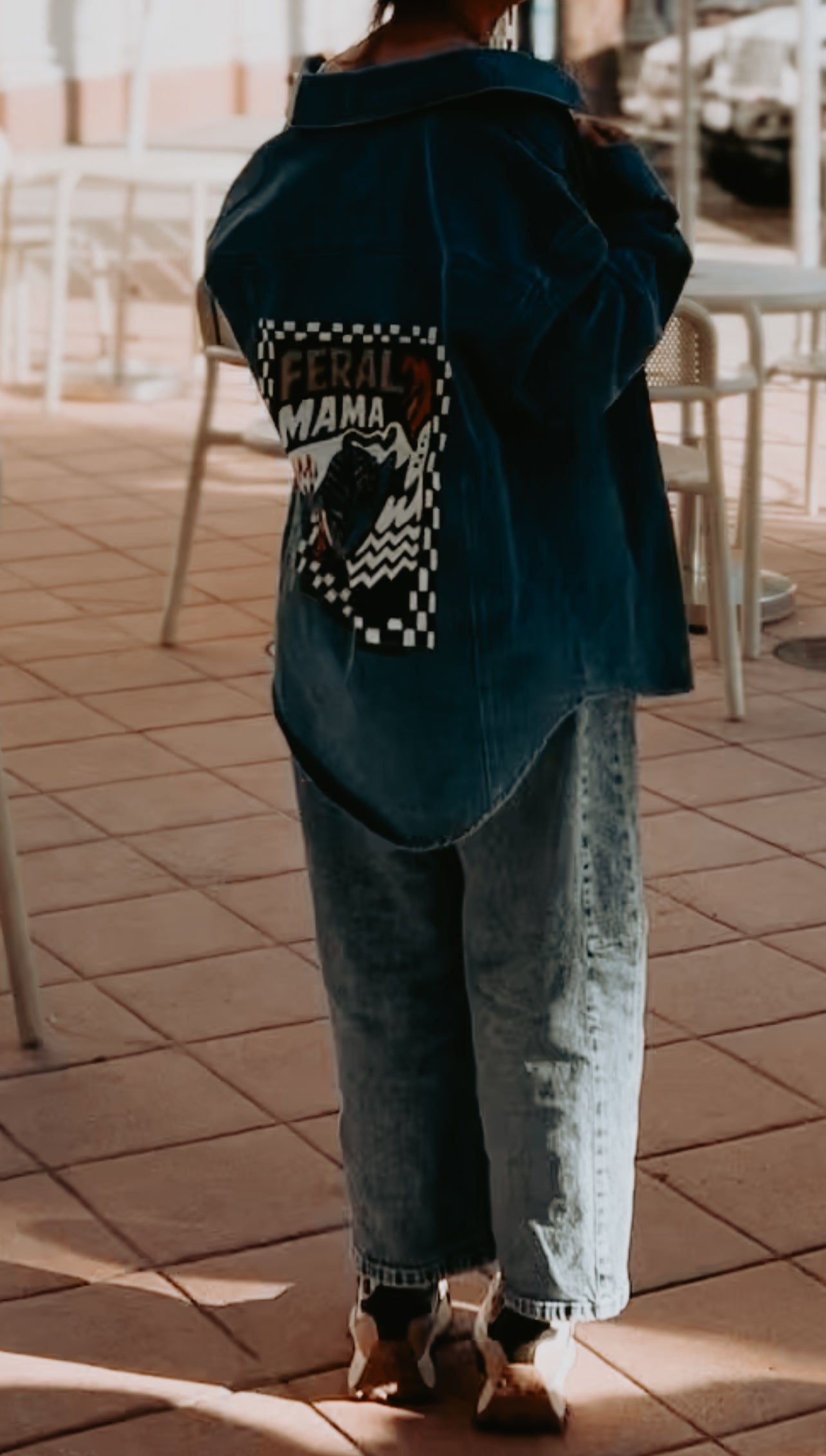 Feral Mama - Hand Printed Denim SHACKET! – Casa Lulo