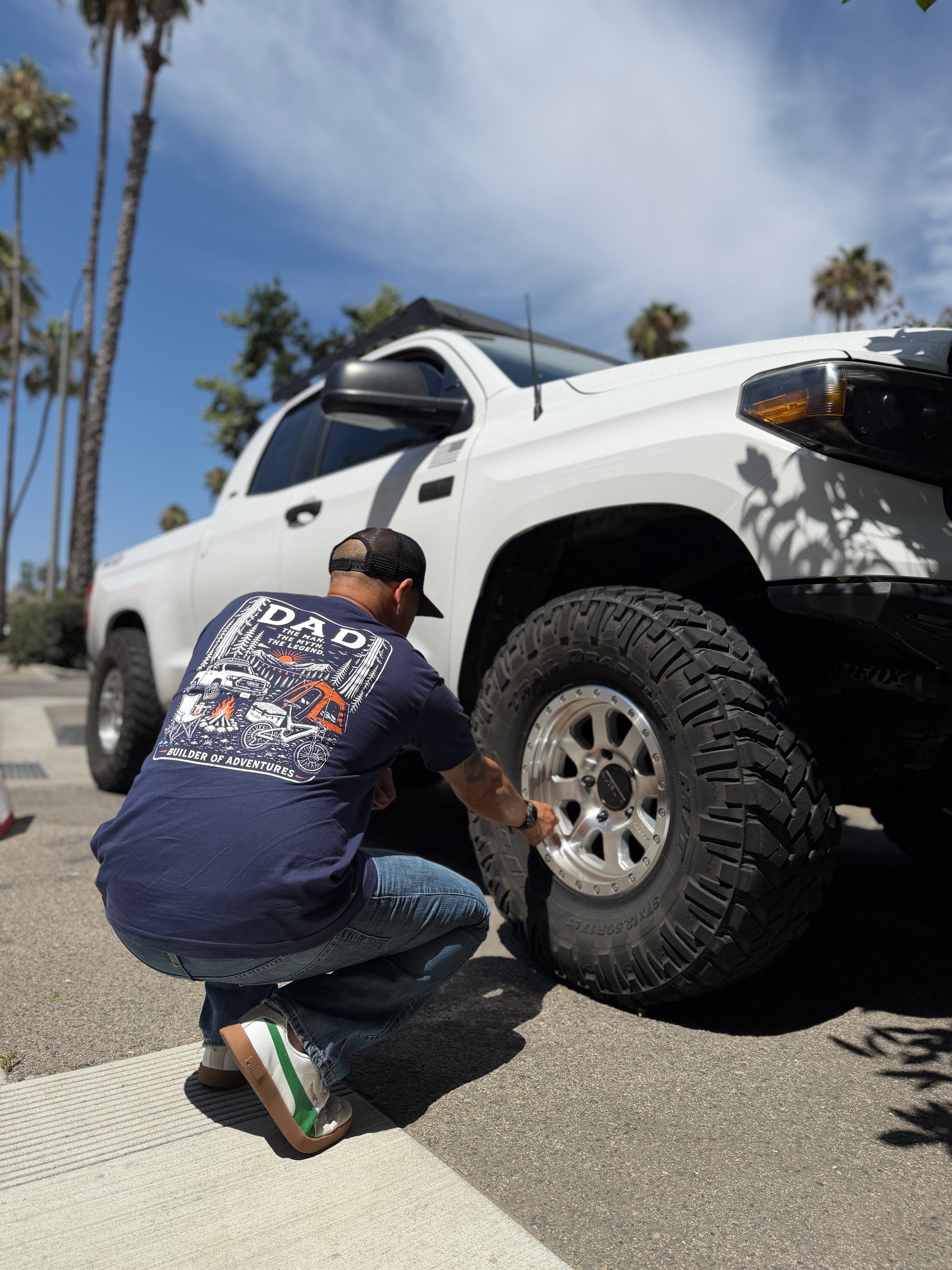 DAD-The Man. The Myth. The Legend. Screen Printed T-shirt