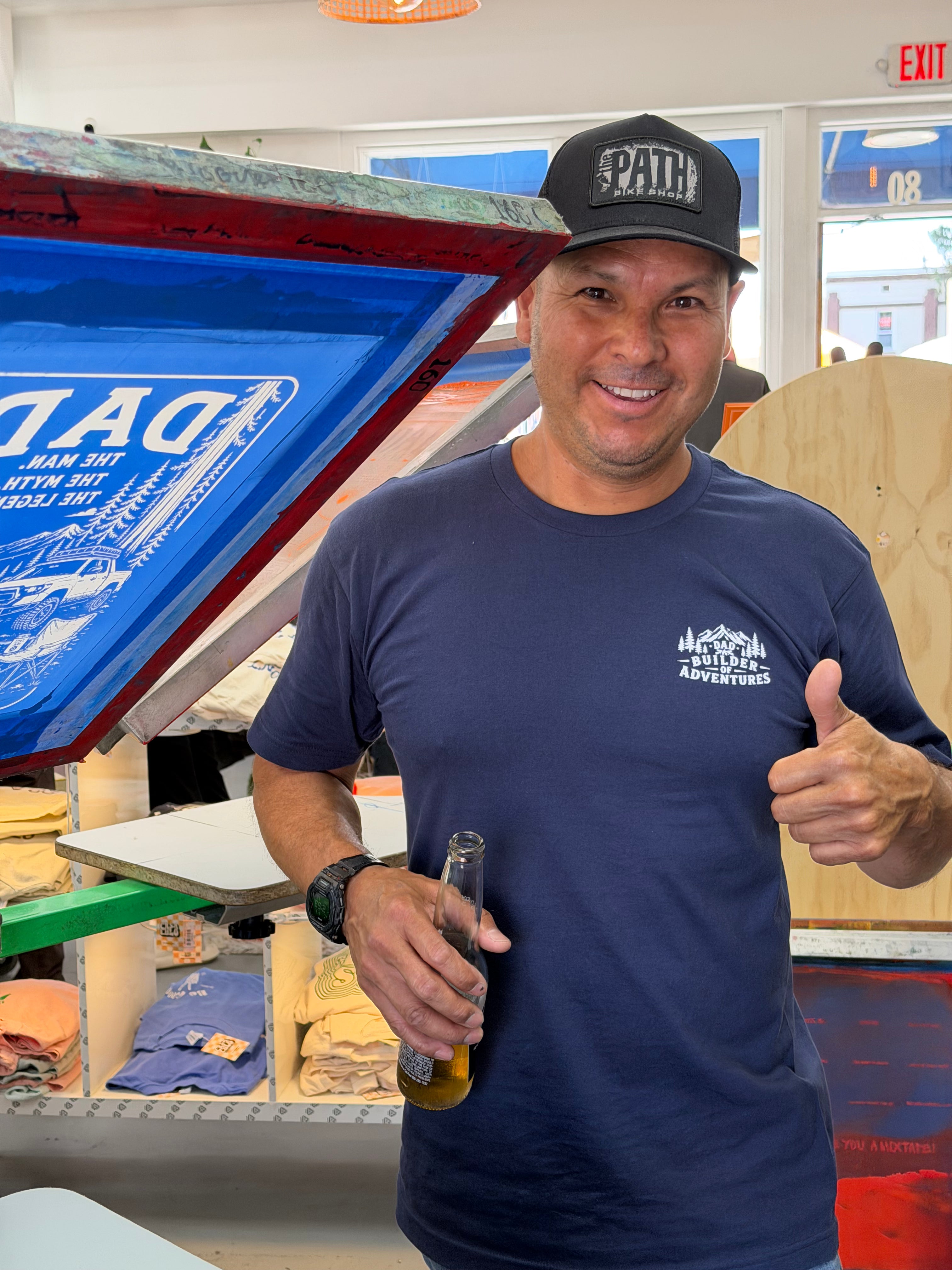 DAD-The Man. The Myth. The Legend. Screen Printed T-shirt