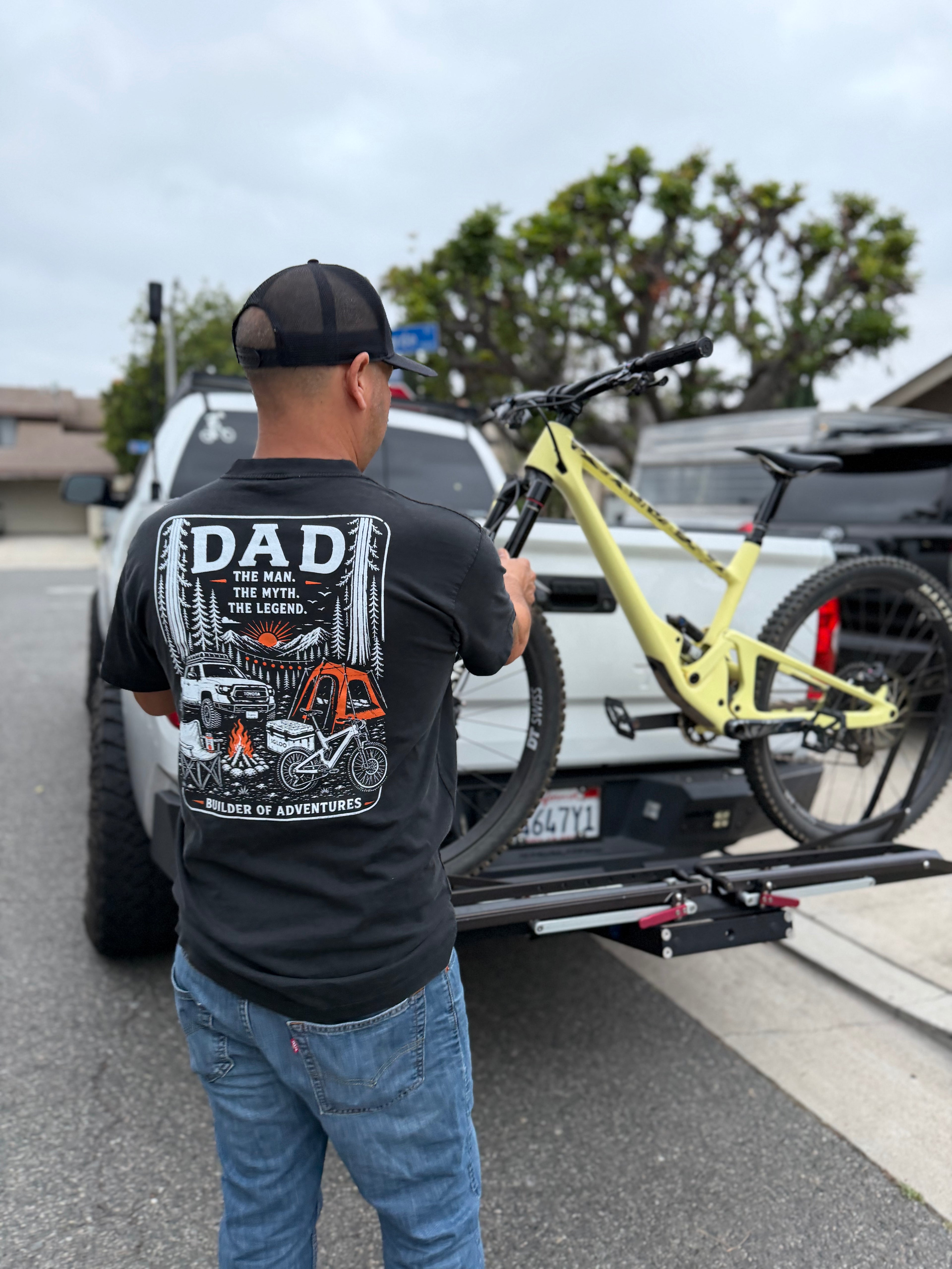 DAD-The Man. The Myth. The Legend. Screen Printed T-shirt