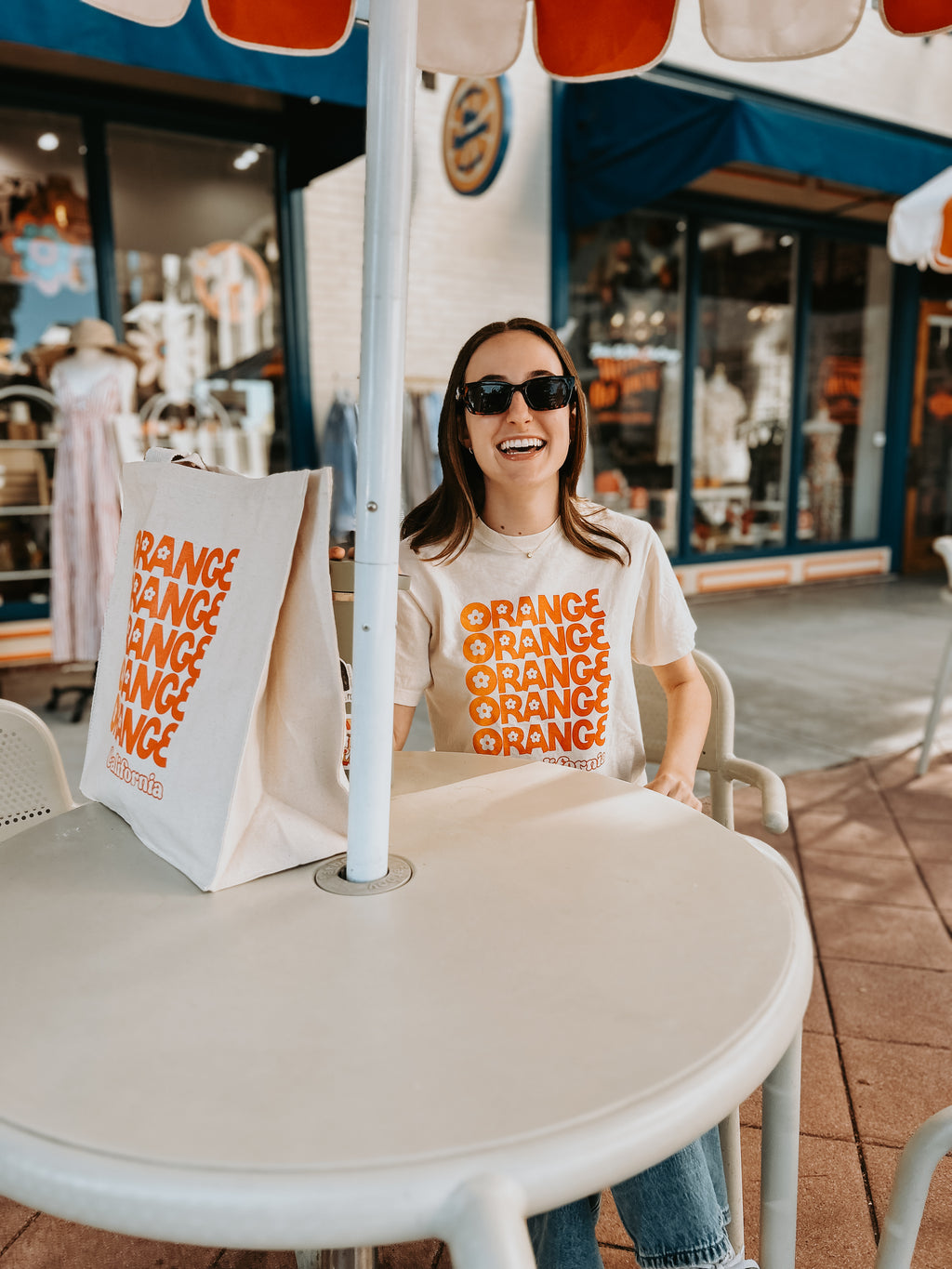 Orange Groovy - Boxy Tee