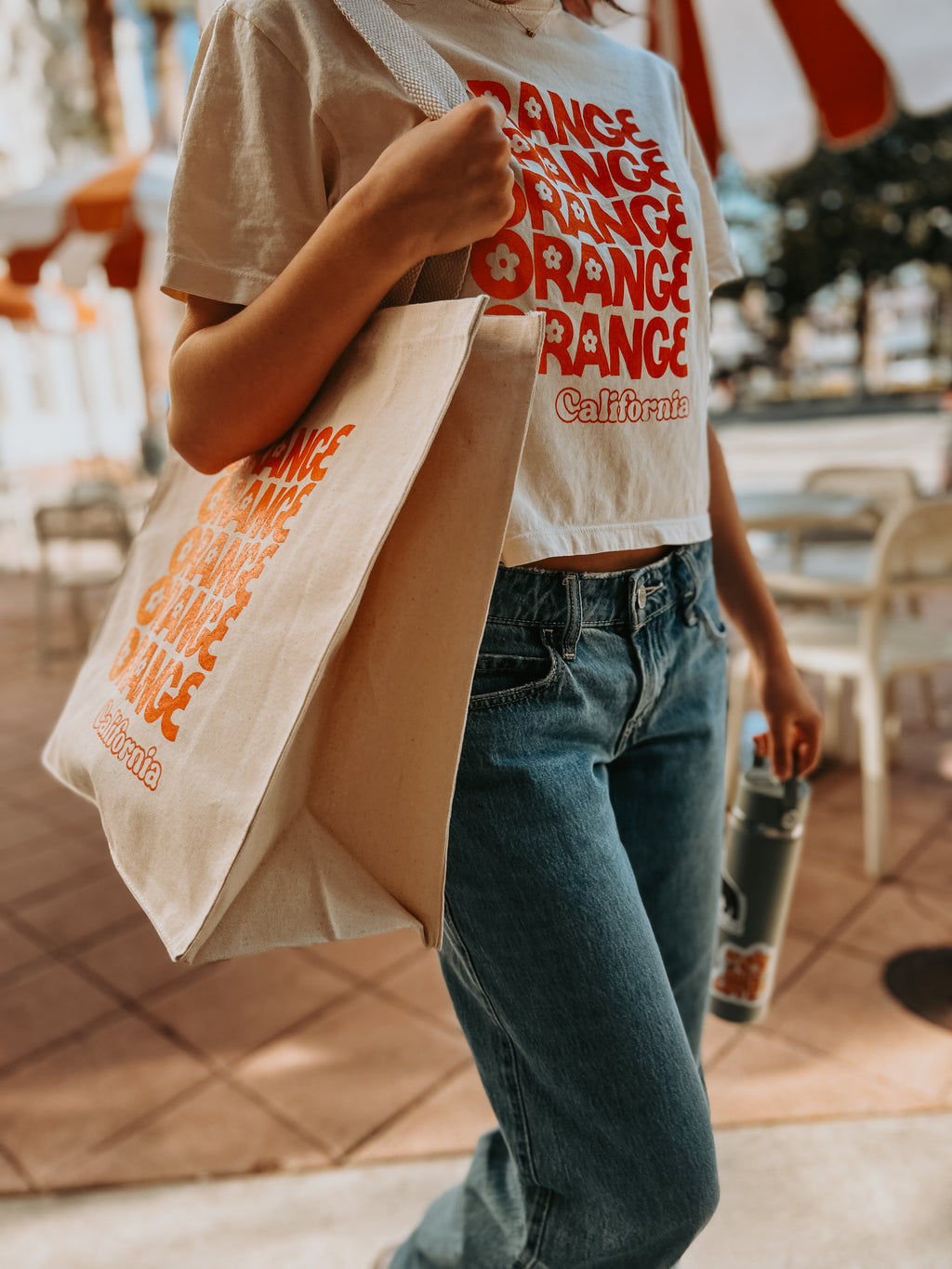 Orange Groovy - Boxy Tee