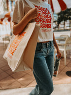 Orange Groovy - Boxy Tee
