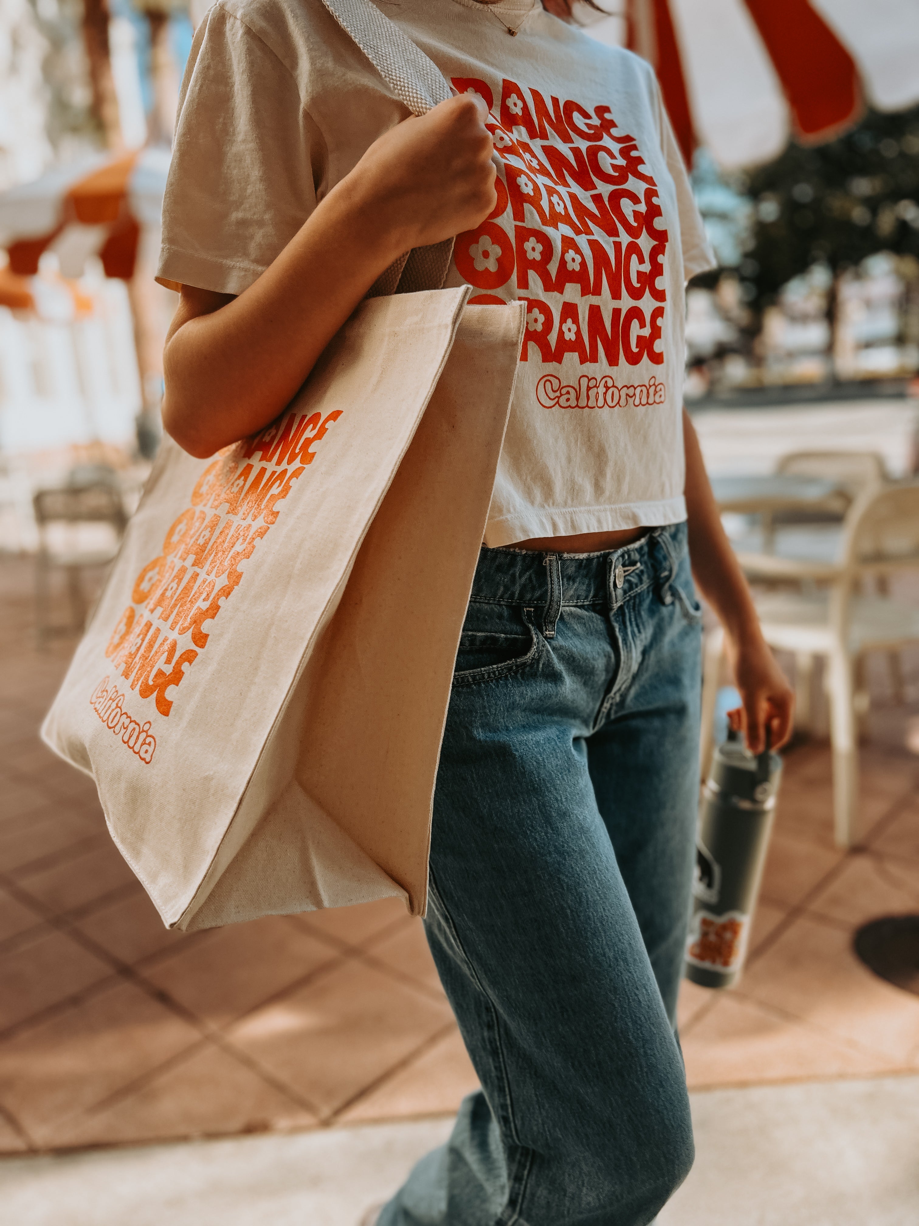 Orange Groovy - Boxy Tee