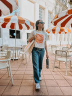 Orange Groovy - Boxy Tee