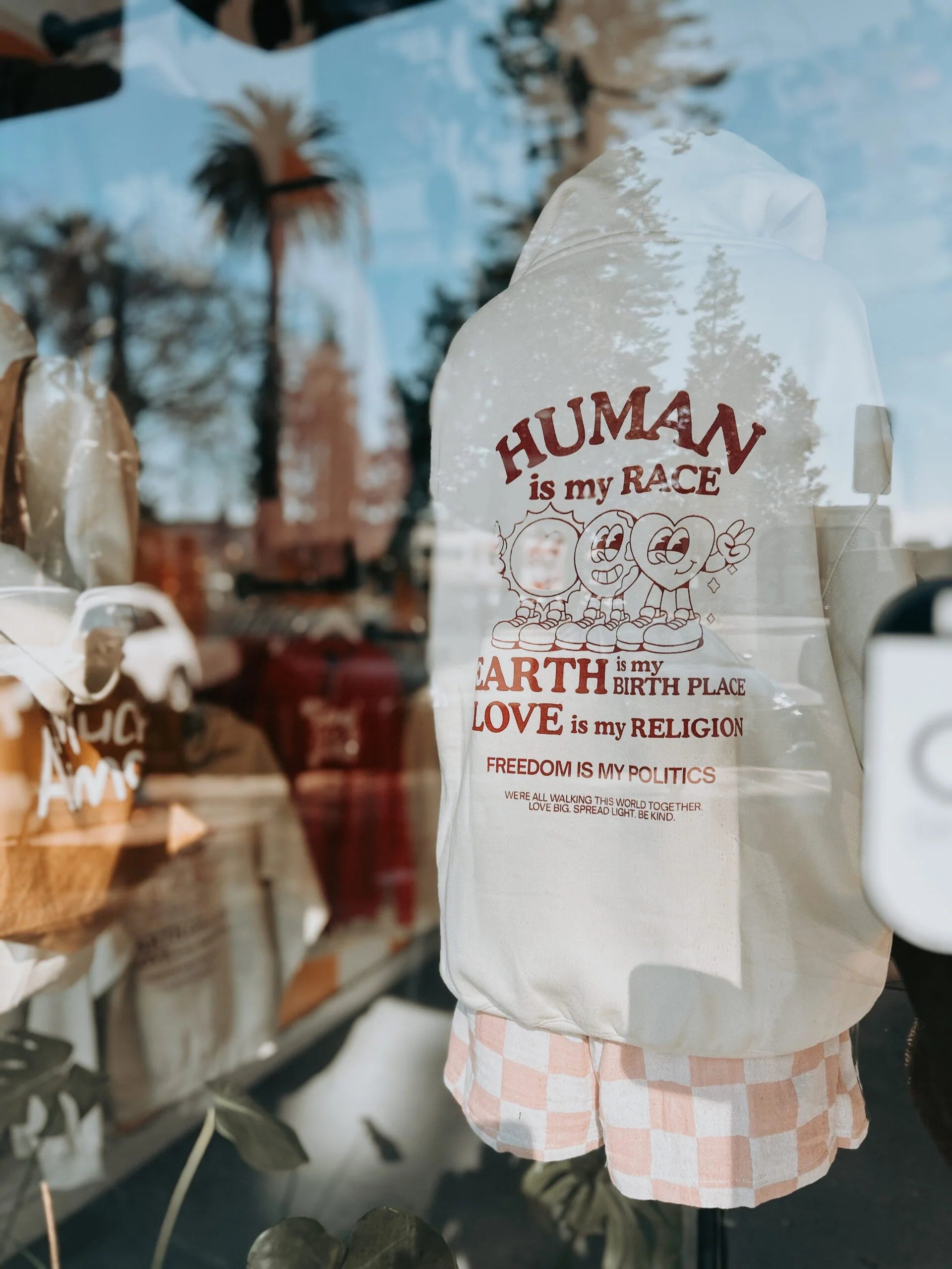 Human Is My Race. Earth is My Birth Place.  – Off White Hoodie