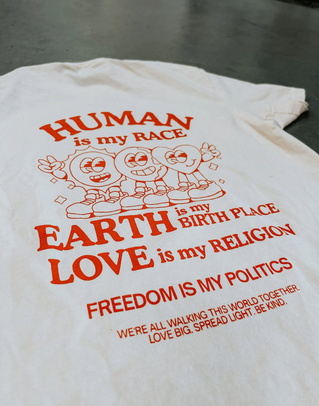 Human is My Race. T-shirt