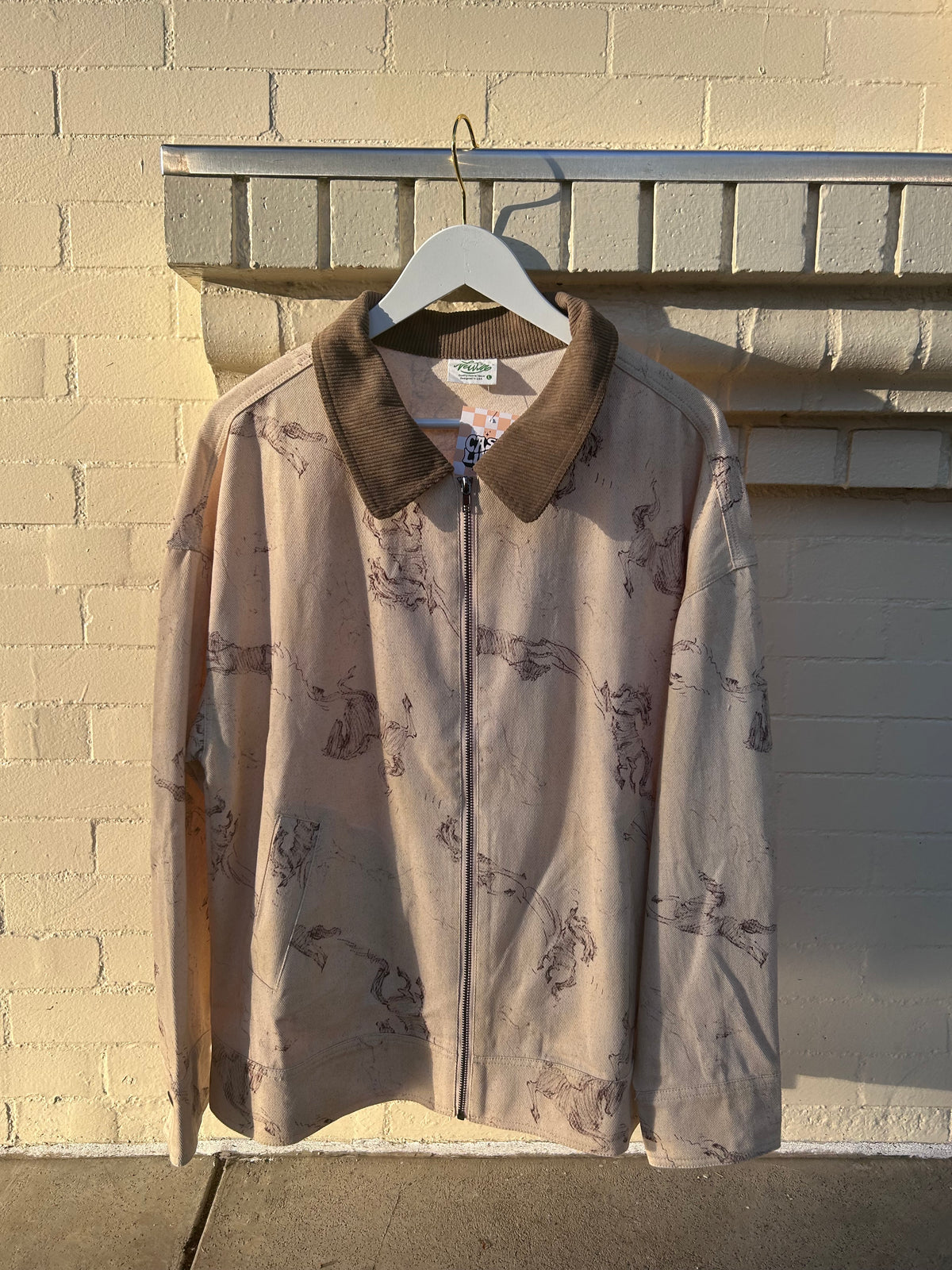 RELAX - Nothing is Under Control -  Horse Print Jacket