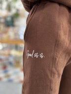 Good as is. – Cozy Brown sweat set