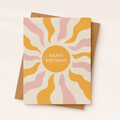 Happy Birthday Boho Sun Card | Fall Card | Greeting Card