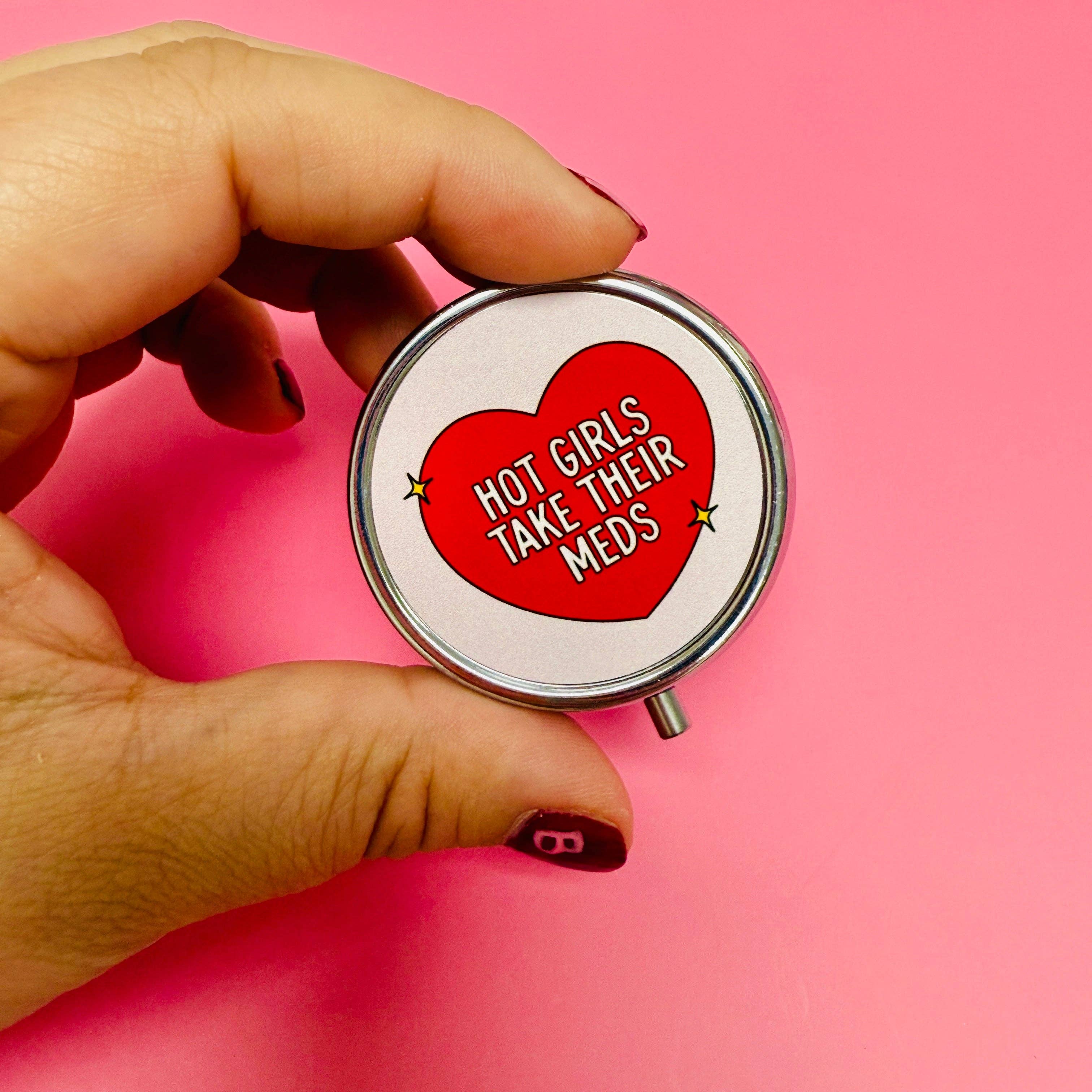 Purse Pill Box, Hot Girls Take Their Meds
