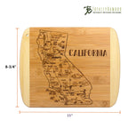 A Slice of Life California Cutting & Charcuterie Board