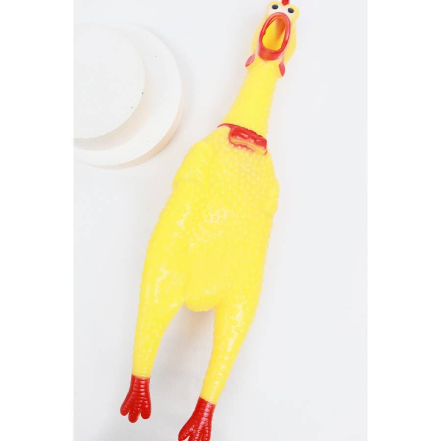 Rubber Chicken Shrilling Toy