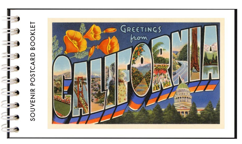 CALIFORNIA Postcard Booklet