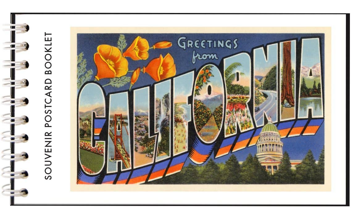 CALIFORNIA Postcard Booklet