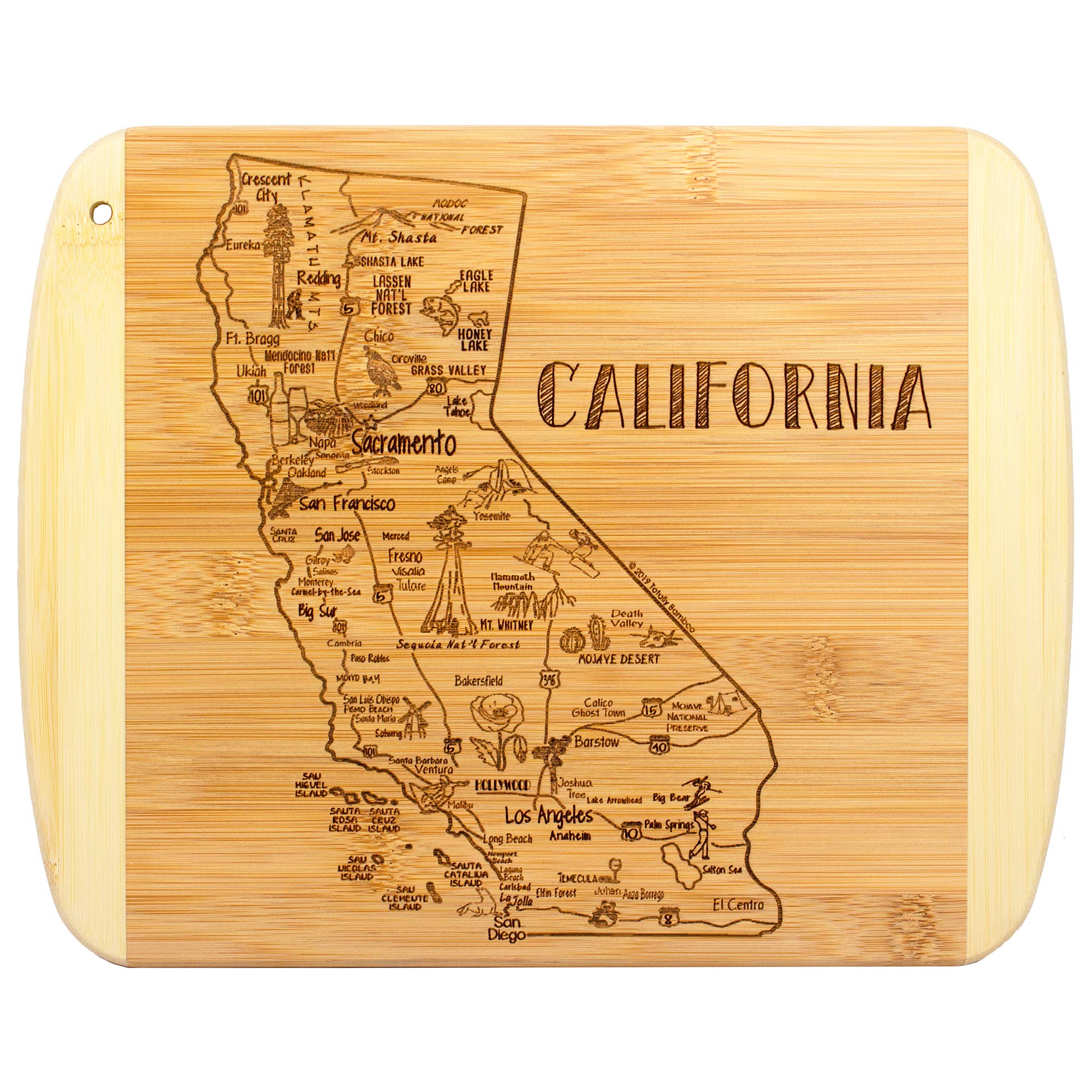 A Slice of Life California Cutting & Charcuterie Board