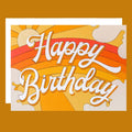 Happy Birthday Yellow Card