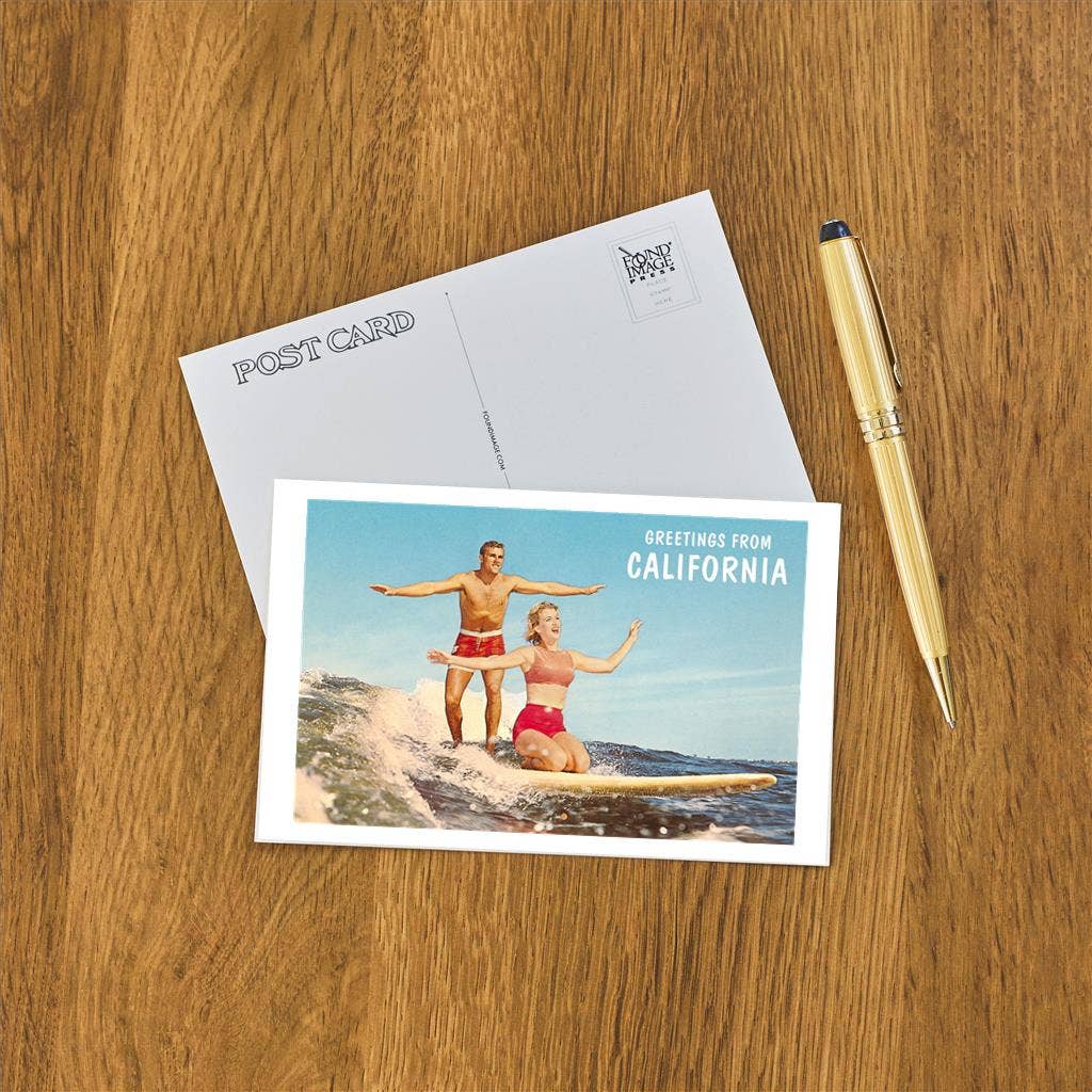 Postcard CA-1465 Greetings from California