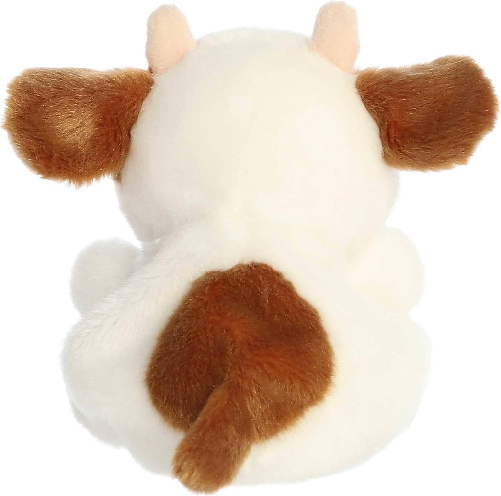 5" Plush Pal Caroline Brown Cow Palm Pals Stuffed Animal