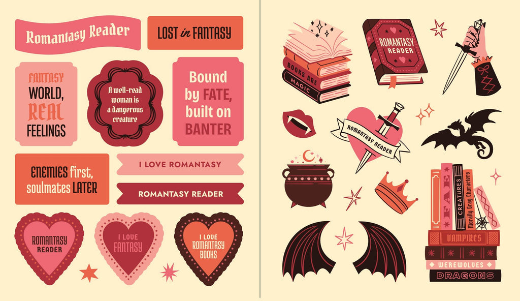 A Romance Reader's Sticker Book